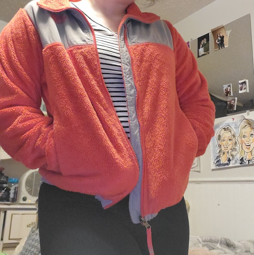 Pink North Face Jacket